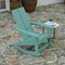 Merrick Lane Set of 2 Wellington UV Treated All-Weather Polyresin Adirondack Rocking Chair for Patio, Sunroom, Deck and More